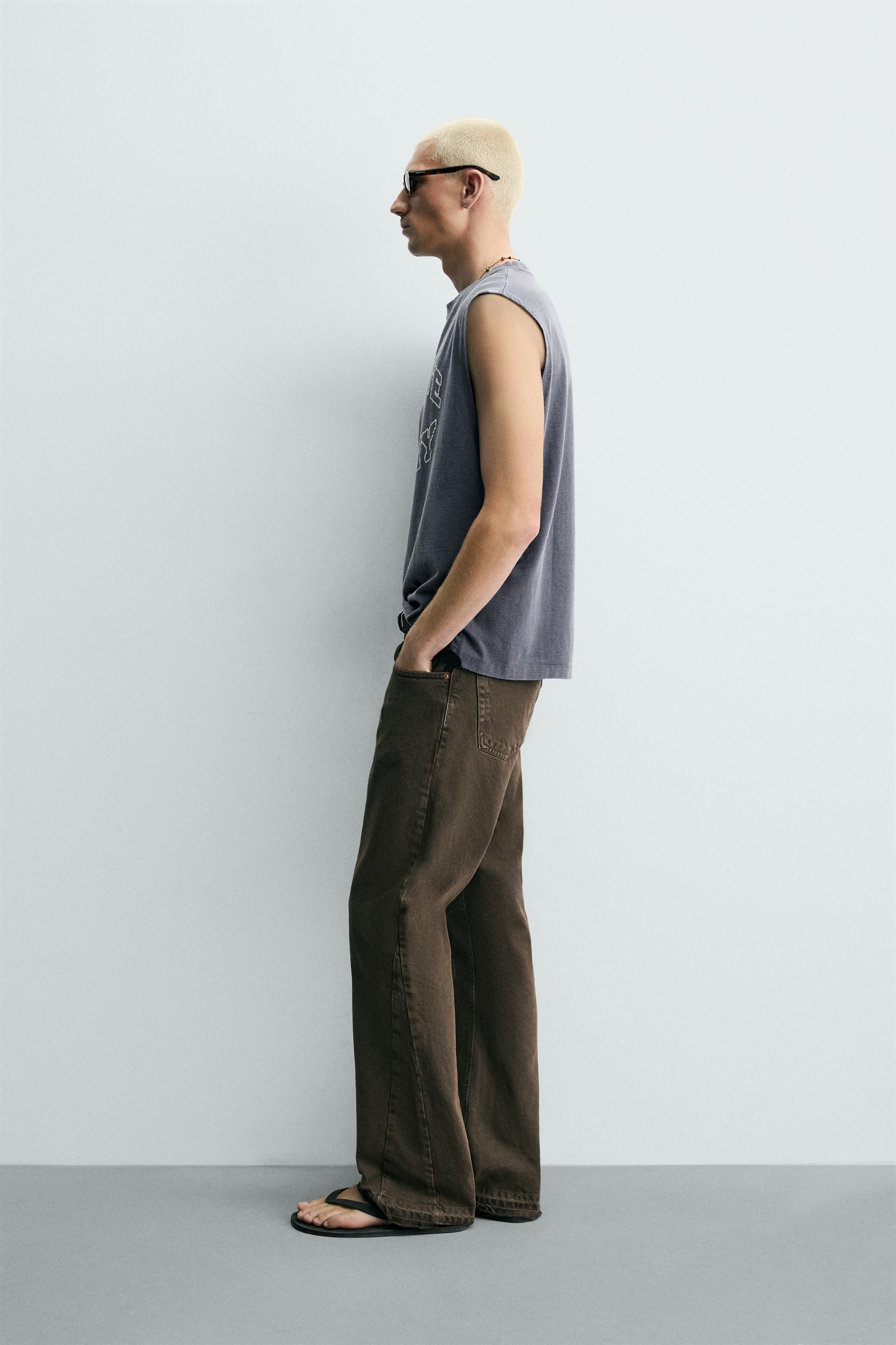 WASHED TANK TOP WITH PADLOCK PRINT